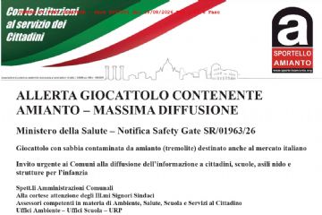 ALLERTA GIOCATTOLO CONTENENTE AMIANTO - Massima diffusione